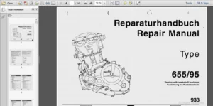 Service Manual Engine Rotax 655 Aprilia Pegaso 650 1995-2000 - PDF Download