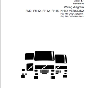 Volvo Trucks Wiring Diagrams Service Manual FM9 FM12 FH12  FH16 NH12 VERSION2 FM FH CHID A610059 FM FH CHID B411901- PDF DOWNLOAD