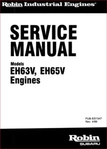 Subaru Robin Eh63v Eh65v Engine Service Repair Parts Manual - Pdf Download