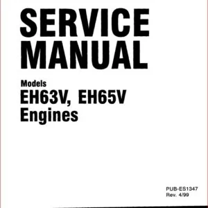 Subaru Robin Eh63v Eh65v Engine Service Repair Parts Manual - Pdf Download