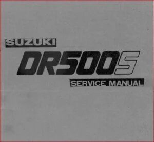 Suzuki Dr500s Dr500 Dr 500 Motorcycle 1981-1989 Service Repair Workshop Manual - PDF DOWNLOAD