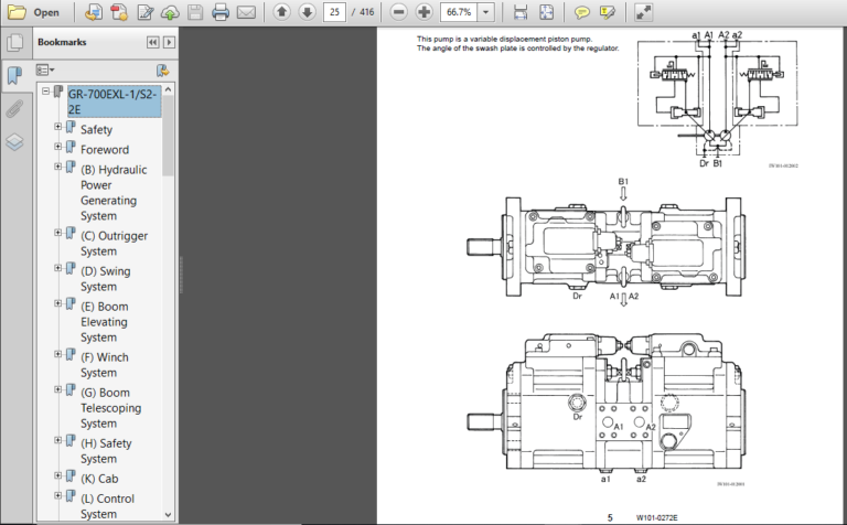 Tadano Gr-700ex-1 Gr-700exl-1 Workshop Service Repair Manual - PDF