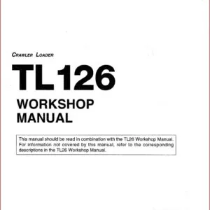 Takeuchi TL126 TL26 Crawler Loader Shop Manual - PDF DOWNLOAD