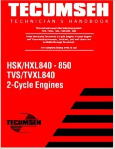 Tecumseh HSK HXL TVS TVXL 2 cycle Engine Service Manual - PDF DOWNLOAD