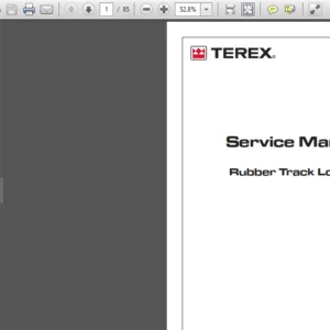 Terex Pt-50 Pt-60 Track Loader Service Repair Manual - PDF DOWNLOAD