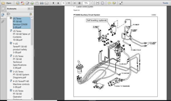 Terex Pt-50 Pt-60 Track Loader Service Repair Manual - PDF DOWNLOAD ...