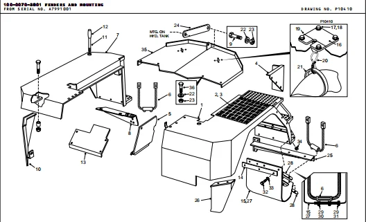 Terex Ta30 Articulated Dump Truck Parts Catalog Manual Download - PDF - Image 4