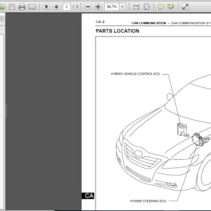 Toyota Camry Hybrid 2007-2009 Service Repair Manual - PDF DOWNLOAD
