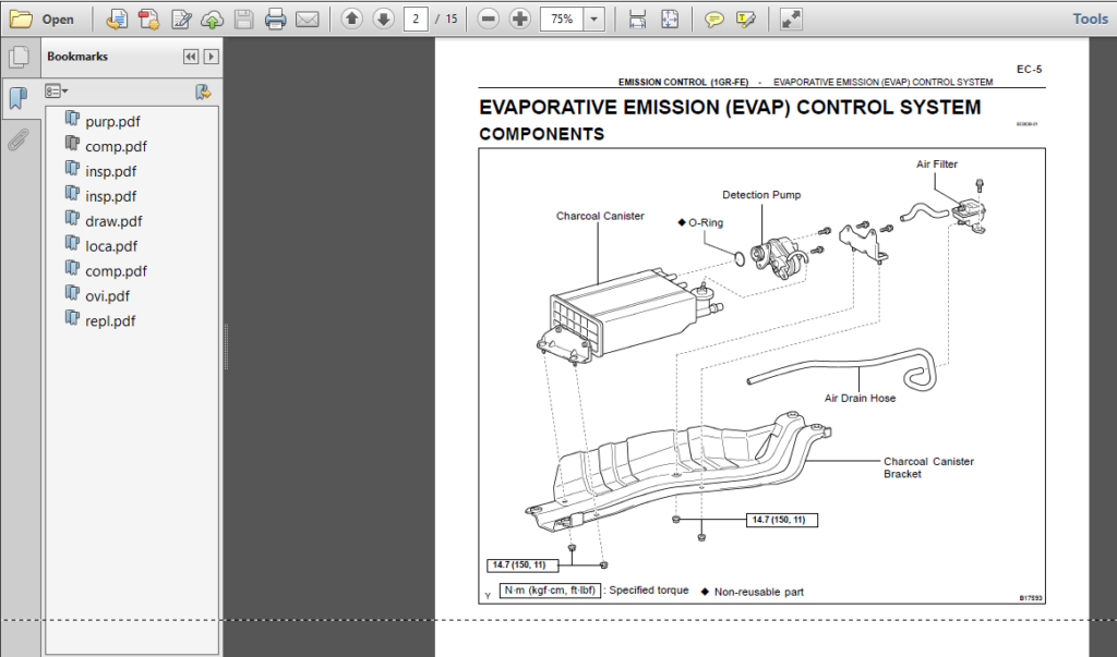 Toyota Tundra 2001-2006 Car Workshop Manual Repair Manual Service