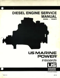 US Marine Diesel engine Service Manual - PDF Download