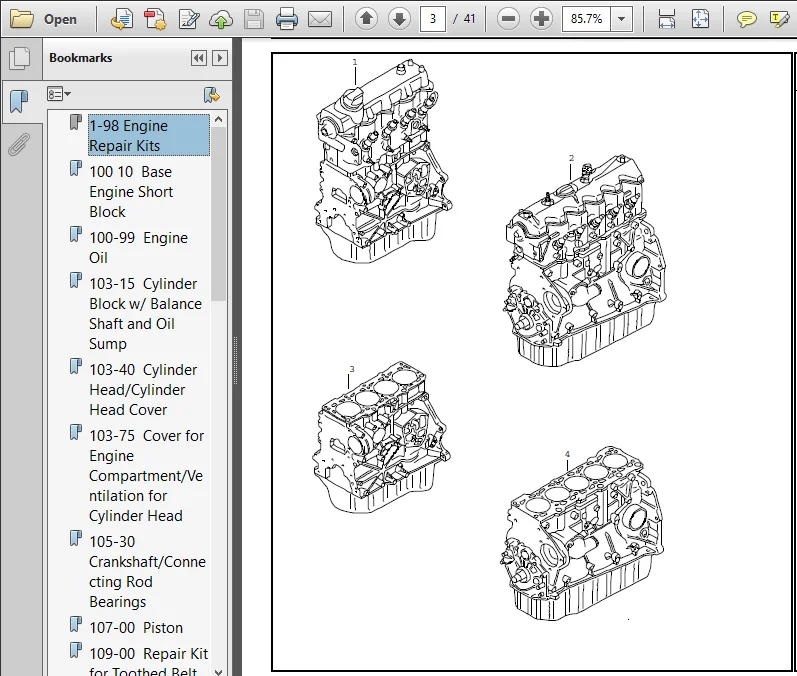 Volkswagen Tdi 3.0l V6 Diesel Marine Engine Service Repair Factory Manual Instant Download - PDF Download - Image 2