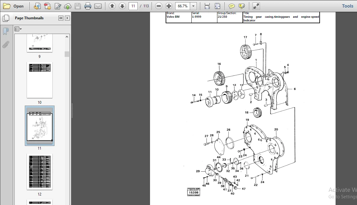 Volvo Bm 4400 Wheel Loader Service Parts Catalogue Manual Instant Download  - PDF DOWNLOAD - Image 2