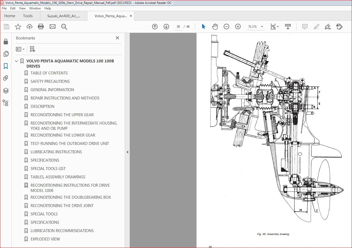 Volvo Penta Aquamatic Models 100 100b Stern Drive Repair Manual - PDF DOWNLOAD - Image 5