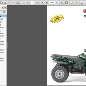Yamaha Grizzly 450 ATV Shop Manual 2003-2014 - PDF DOWNLOAD