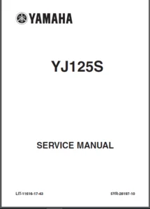 Yamaha Vino 125 Repair Service Factory Manual  2009 - PDF DOWNLOAD