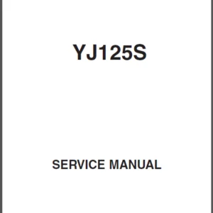 Yamaha Vino 125 Repair Service Factory Manual  2009 - PDF DOWNLOAD