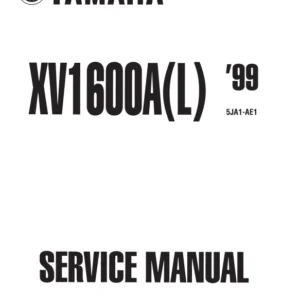 Yamaha Xv1600 Wild Star Service Repair Pdf Manual 1999 2005 - PDF Download
