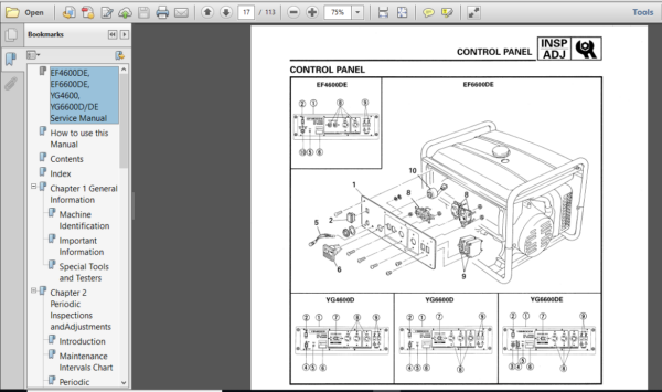 Yamaha Generator Service Manual Ef4600de - PDF DOWNLOAD ~ Hey Downloads