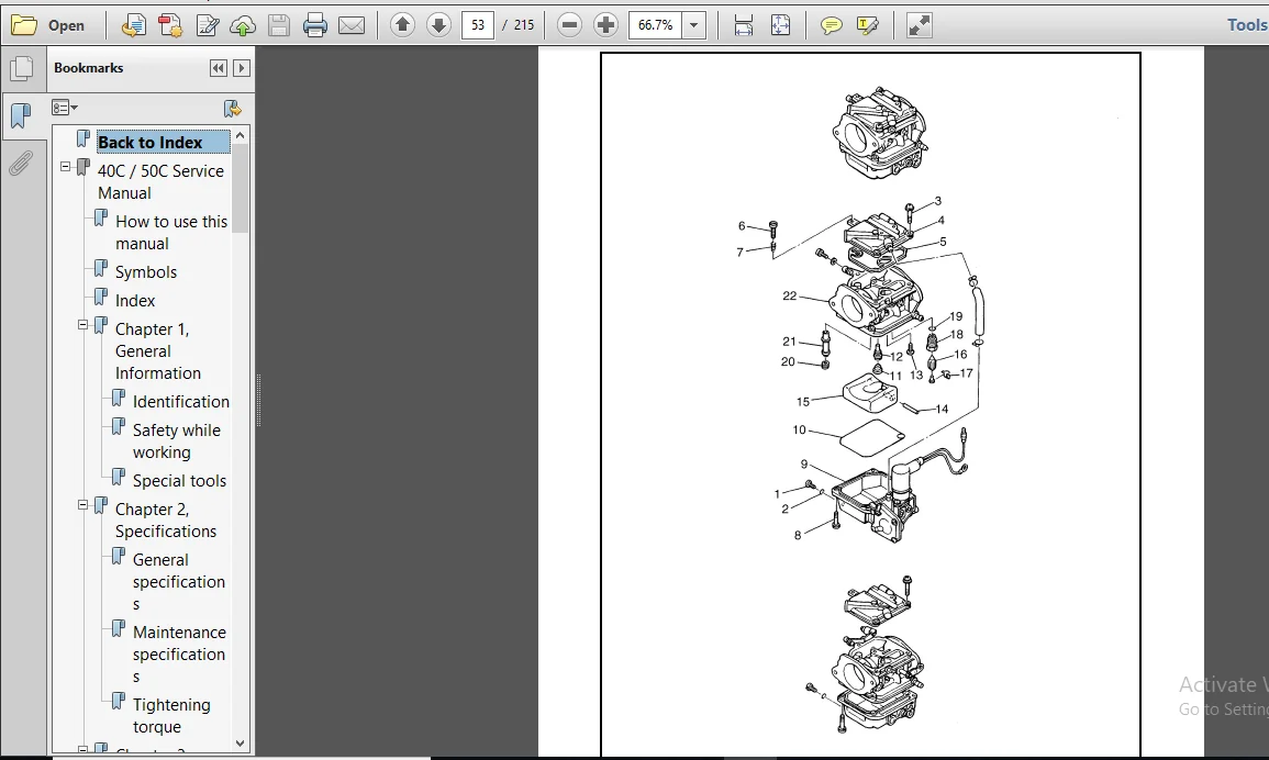 Yamaha Outboard 40c 50c 40tlrd 50tlrd Factory Service Repair Workshop Manual Instant Download - PDF Download - Image 3