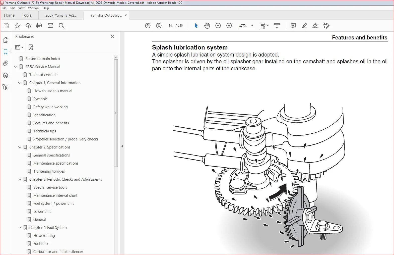 Yamaha Outboard F2 5c Workshop Repair Manual Download 2003 - PDF DOWNLOAD - Image 2