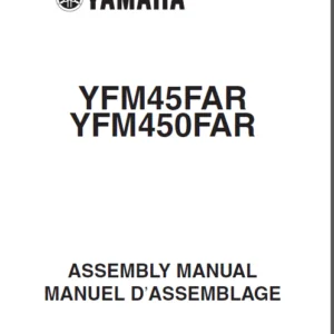 Yamaha Yfm45 Yfm450 Yfm45far Yfm450far Yfm45fas Yfm450fas Yfm45fat Yfm450fat Service Repair Manual