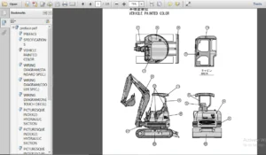 Yanmar Vio30-1 Crawler Backhoe Parts Catalog Manual - PDF DOWNLOAD