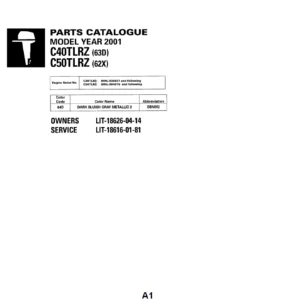 yamaha 2001 c40tlrz c50tlrz parts catalogue - PDF  Download