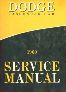 1960 Dodge Passenger Service Repair Manual - Download