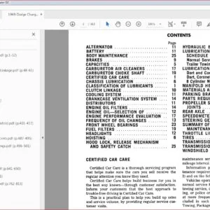1969 Dodge Charger & Coronet Service Repair Manual - DOWNLOAD