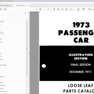 1970 - 1973 Mopar Parts catalog Manual - DOWNLOAD