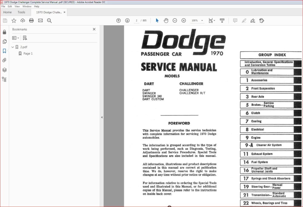 Dodge Challenger Parts Catalog