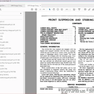 1970 Dodge Charger & Coronet Service Repair Manual - DOWNLOAD