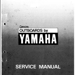 1984 - 1994 Yamaha 2hp 2 stroke Outboard Repair Manual - PDF DOWNLOAD
