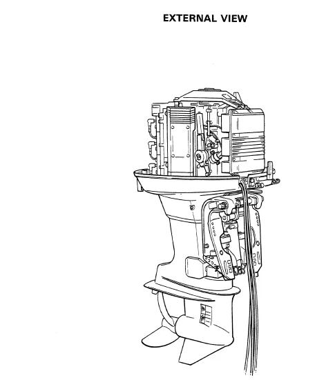 1986 Yamaha Prov 150 J Outboard Service Repair Maintenance Manual - Download - Image 3