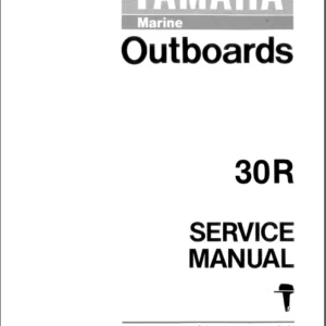 1993 Yamaha 30 Elrr Outboard Service Repair Maintenance Manual - DOWNLOAD