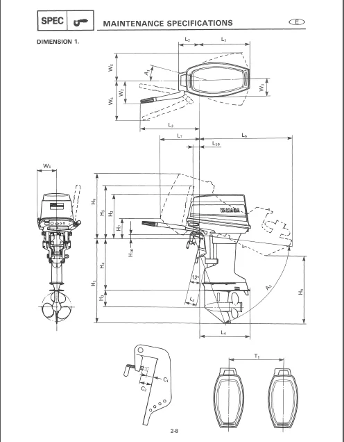 1993 Yamaha 30 Elrr Outboard Service Repair Maintenance Manual - DOWNLOAD - Image 3