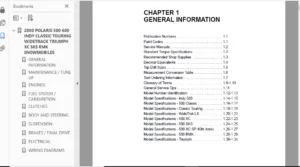 2000 Polaris 500 600 Indy Classic Touring WidetrackTriumph Xc Sks Rmk Snowmobile Service Repair Manual - PDF Download