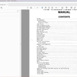 2000 Kia Sportage Electrical Troubleshooting Manual - PDF DOWNLOAD
