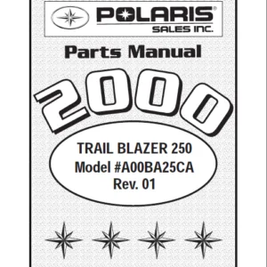2000 Polaris Trail Blazer 250 Parts Manual - pdf DOWNLOAD