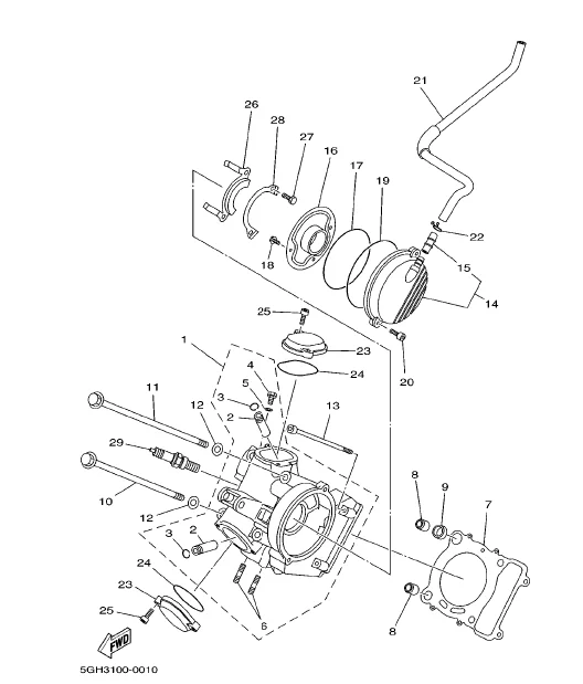 2000 Yamaha Atv Yfm400fam Yfm400fa Parts Catalogue - PDF DOWNLOAD - Image 3