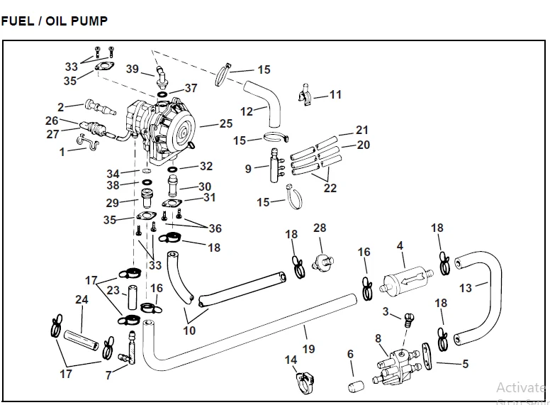 2004 Johnson Evinrude 40hp 50hp Pl 2 stroke Parts Catalog Manual - DOWNLOAD - Image 4