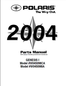 2004 Polaris Genesis Watercraft Parts Manual - DOWNLOAD