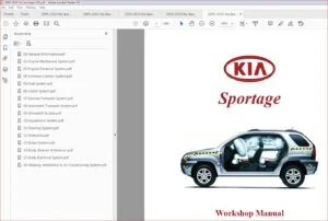 2005 - 2010 Kia Sportage 2.0L & 2.7L Service Manual - PDF DOWNLOAD