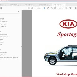 2005 - 2010 Kia Sportage 2.0L & 2.7L Service Manual - PDF DOWNLOAD