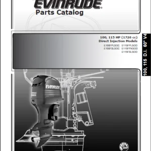 2005 Johnson Evinrude 100hp 115hp Direct Injection Parts Catalog Manual Download