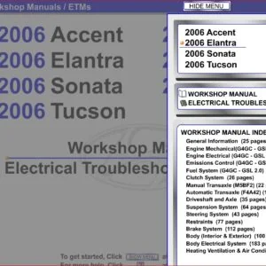 2006 Hyundai Elantra Service Repair Manual - DOWNLOAD