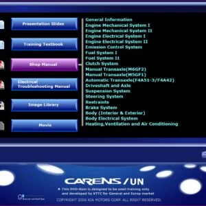 2006 Kia Carens Complete Service Manual - Download