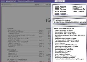 2006 Hyundai Tucson Service Repair Manual - DOWNLOAD