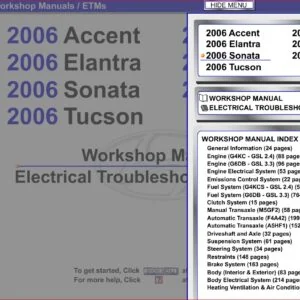 2006 Hyundai sonata Service Repair Manual - DOWNLOAD