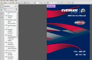 2009 Evinrude E tec 115 130 150 175 200 Hp Repair Manual - PDF DOWNLOAD